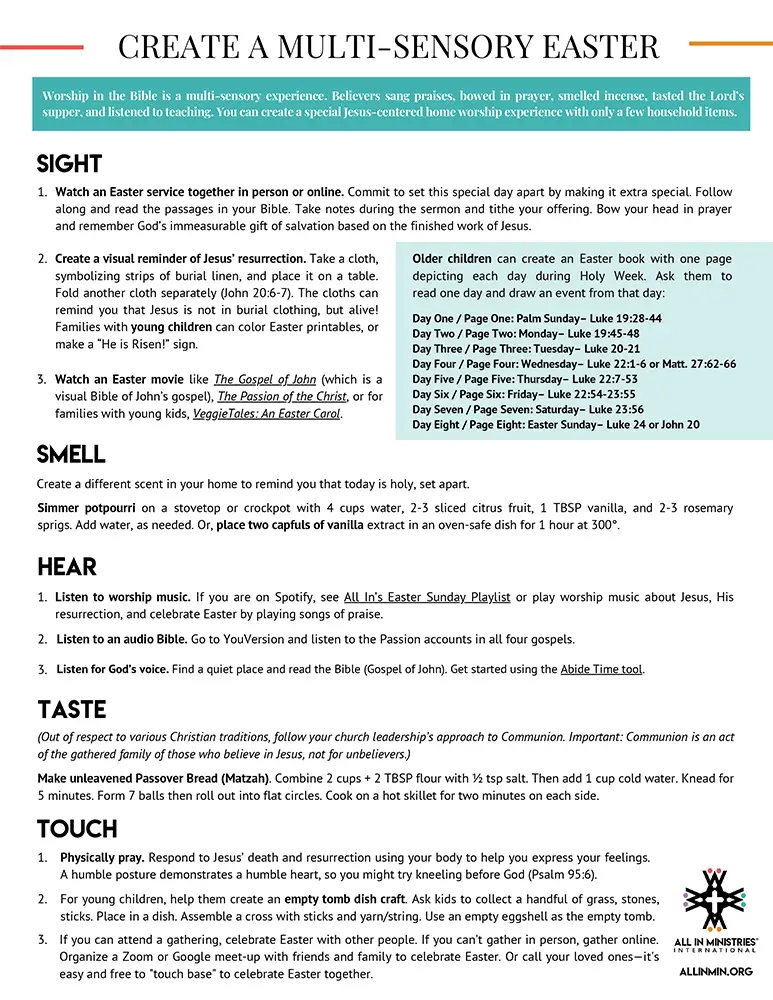 All In Easter 5 Senses copy
