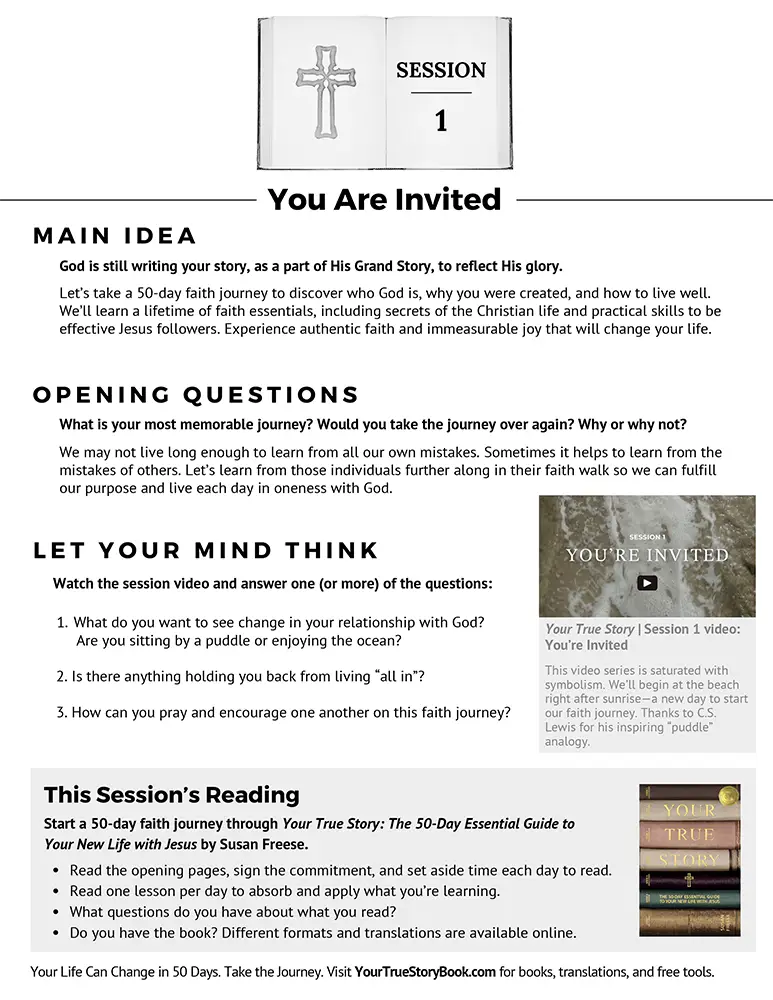 All In Your True Story Bible Study Guide English 1